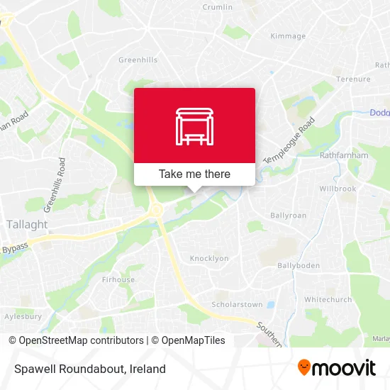 Spawell Roundabout map