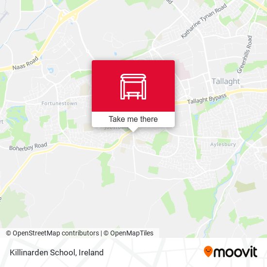 Killinarden School map