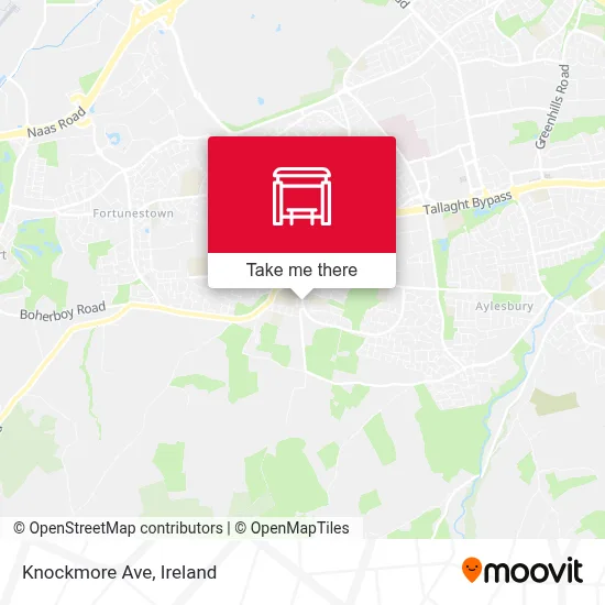Knockmore Ave map
