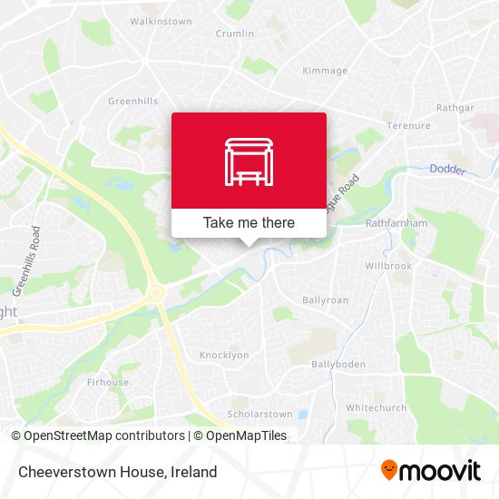 Cheeverstown House map