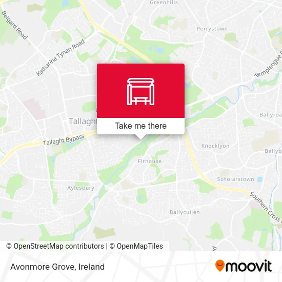 Avonmore Grove map