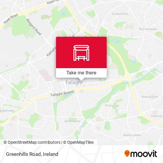 Greenhills Road map