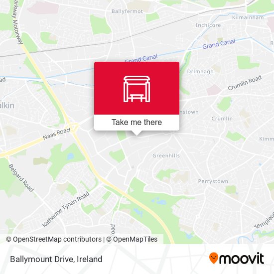 Ballymount Drive map