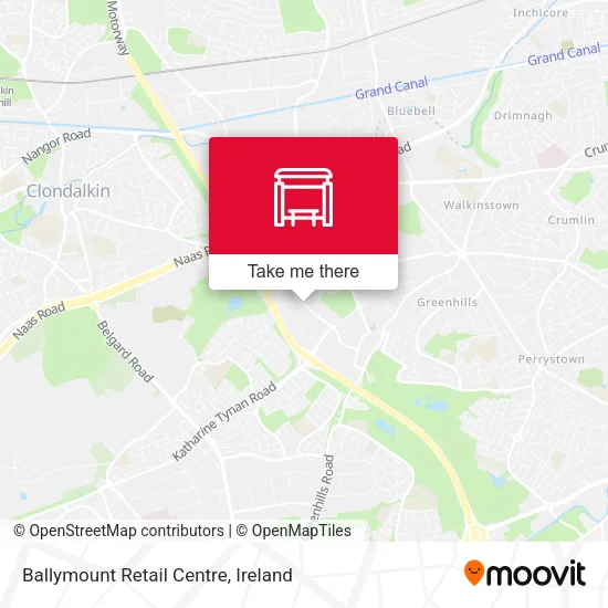 Ballymount Retail Centre map