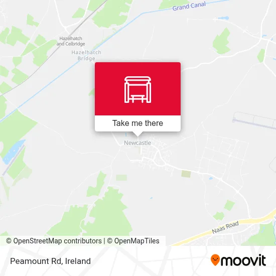 Peamount Rd map