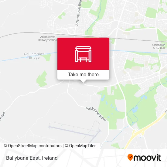 Ballybane East map
