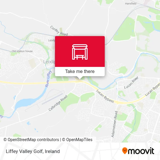 Liffey Valley Golf map