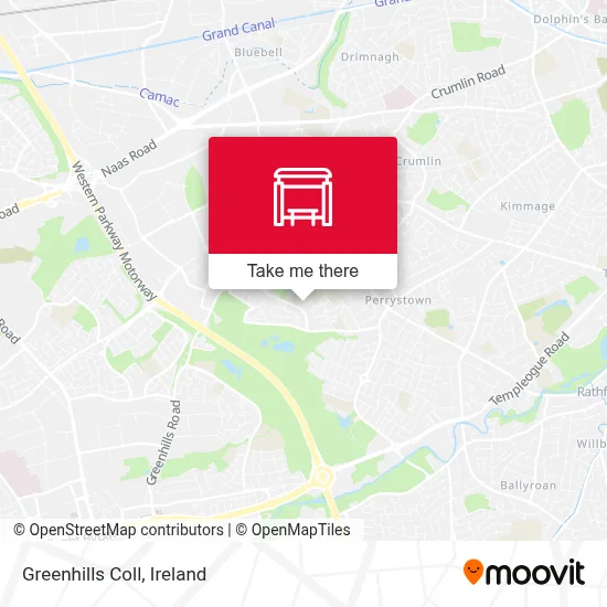 Greenhills Coll map