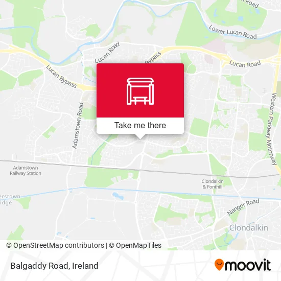 Balgaddy Road map