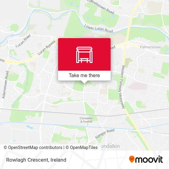 Rowlagh Crescent map