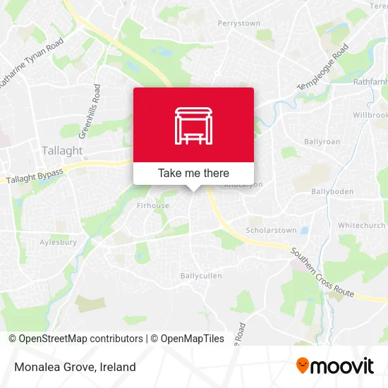 Monalea Grove map