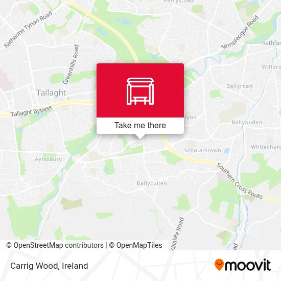Carrig Wood map