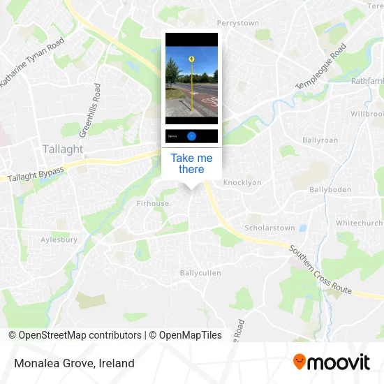 Monalea Grove map