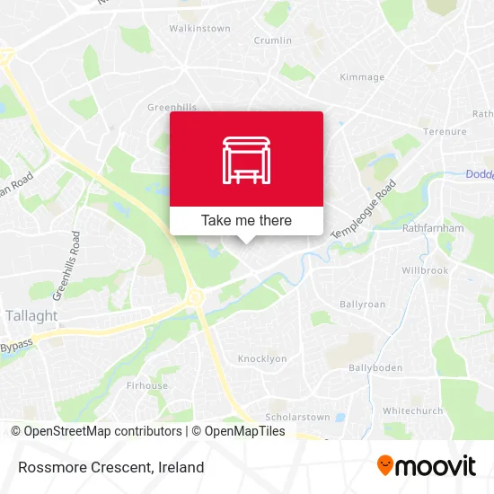 Rossmore Crescent map