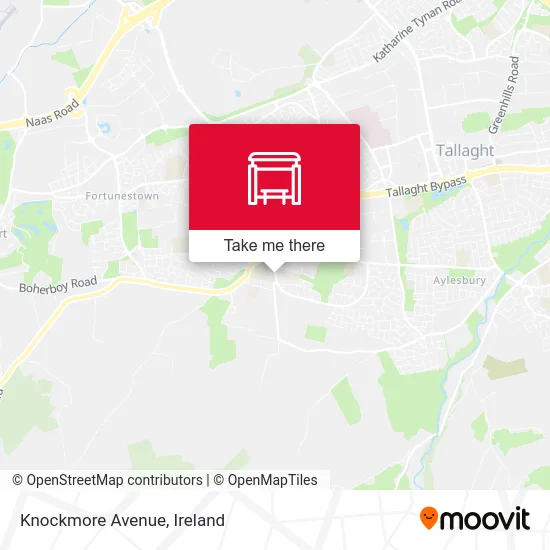 Knockmore Avenue map