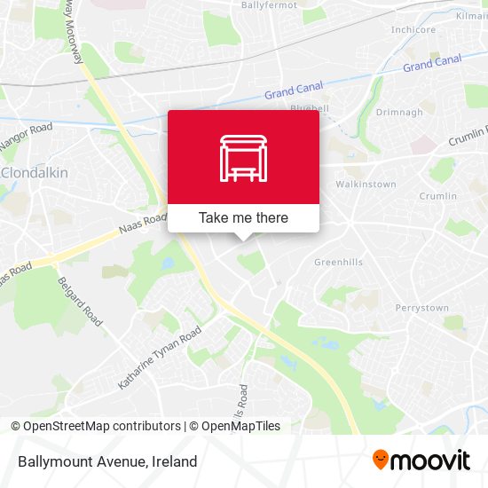 Ballymount Avenue map