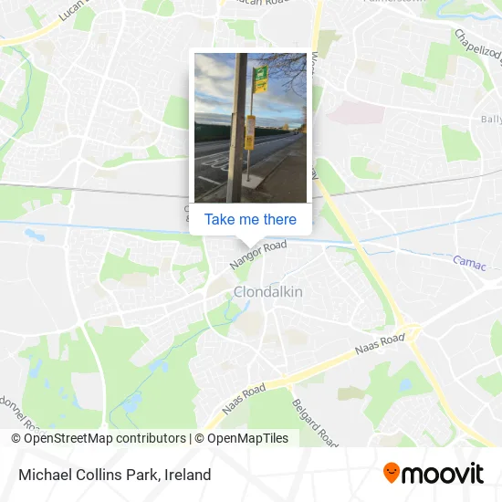 Michael Collins Park map