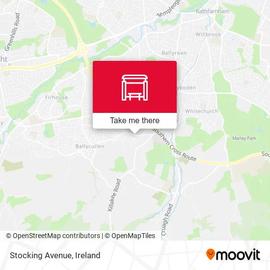 Stocking Avenue map