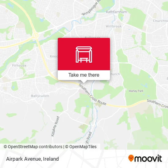 Airpark Avenue map