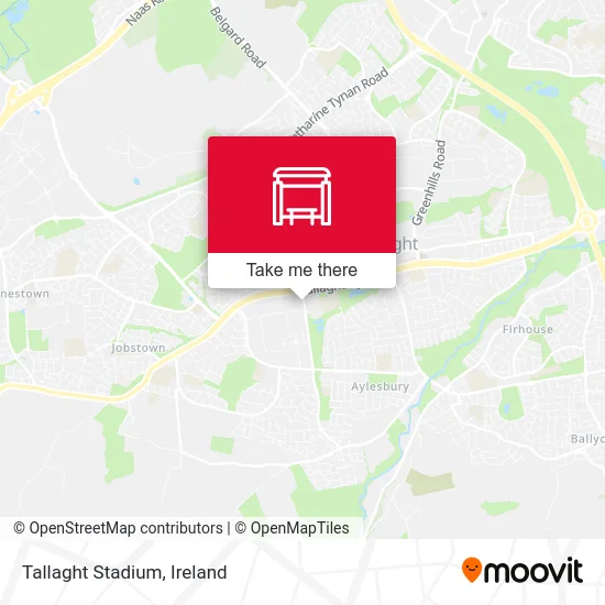 Tallaght Stadium map