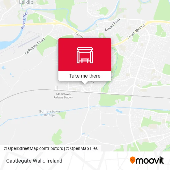 Castlegate Walk map