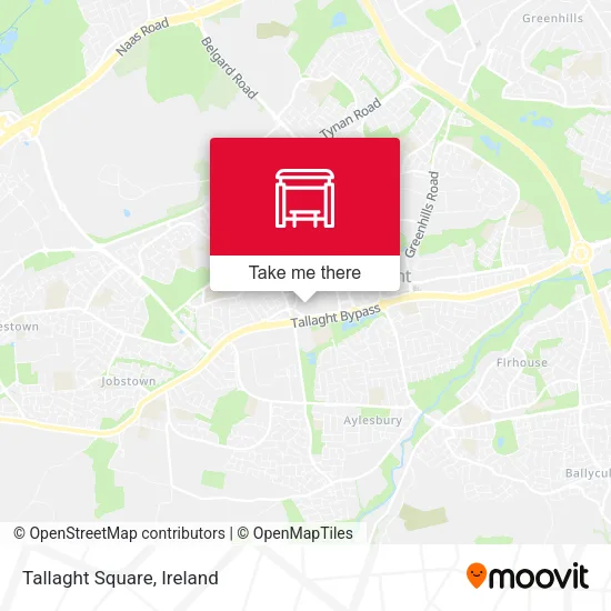 Tallaght Square map