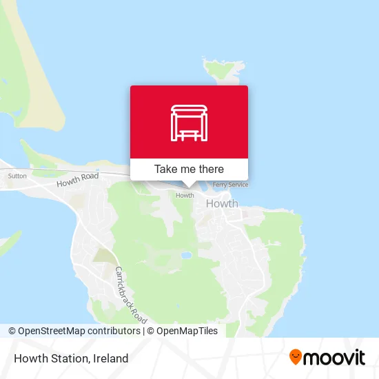 Howth Station map
