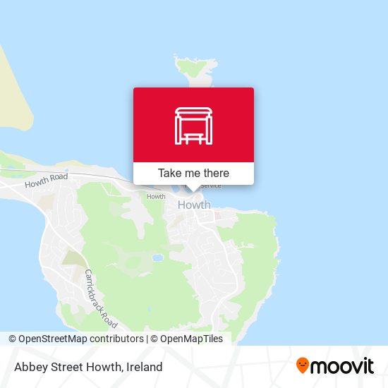 Abbey Street Howth map