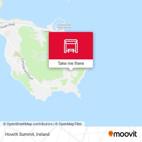 Howth Summit map