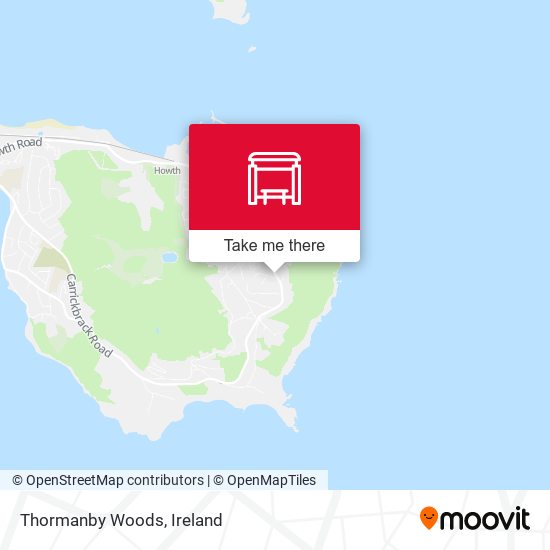 Thormanby Woods map