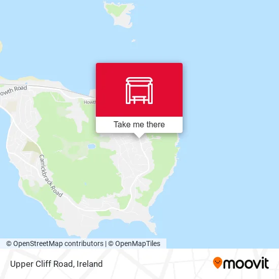 Upper Cliff Road map