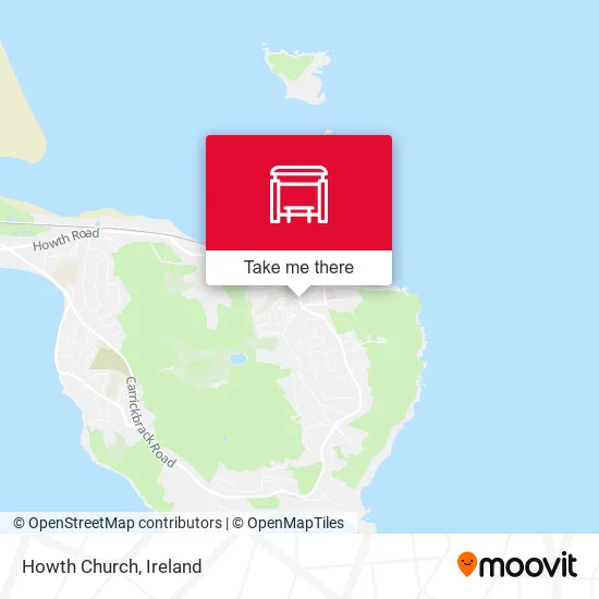 Howth Church map