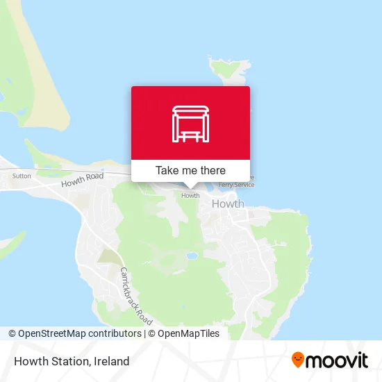 Howth Station map
