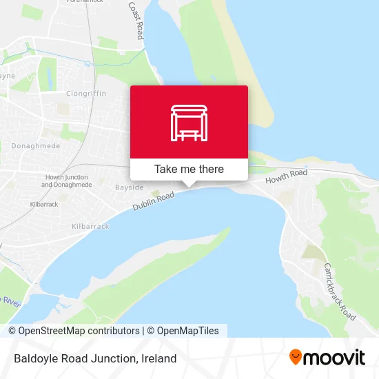 Baldoyle Road Junction map