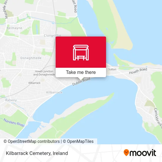 Kilbarrack Cemetery map