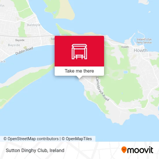 Sutton Dinghy Club map