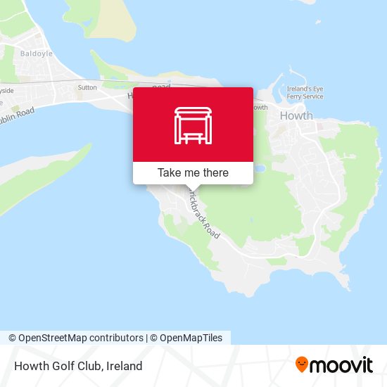 Howth Golf Club map