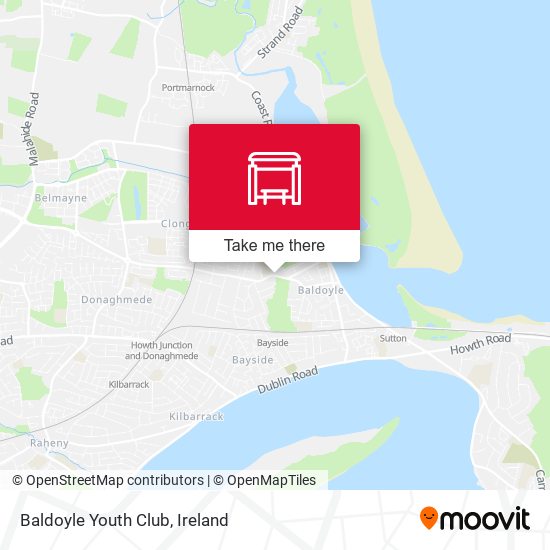 Baldoyle Youth Club map