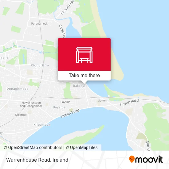 Warrenhouse Road map