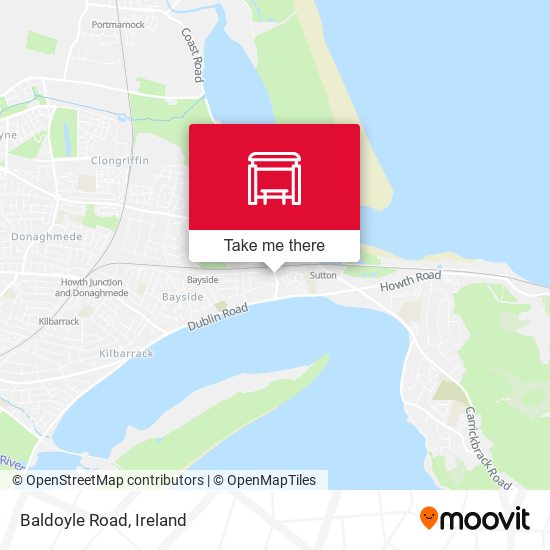 Baldoyle Road map