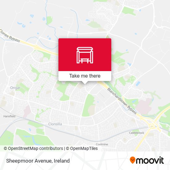 Sheepmoor Avenue map