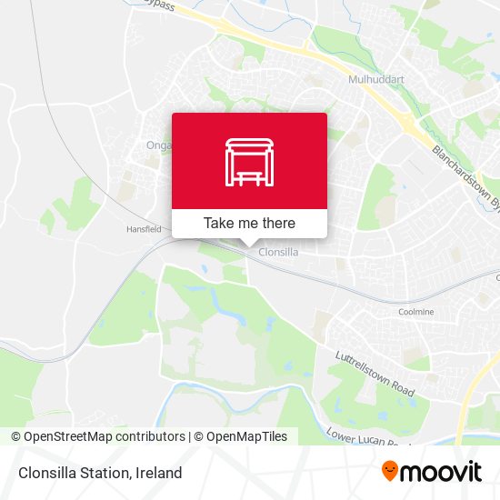 Clonsilla Station map