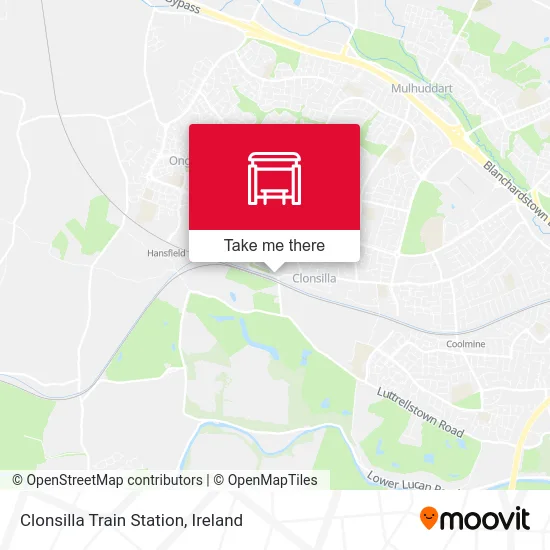 Clonsilla Train Station map