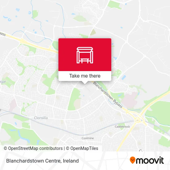Blanchardstown Centre map