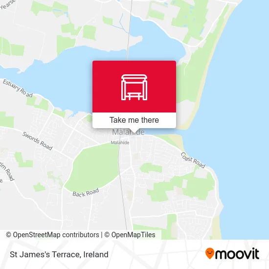 St James's Terrace map