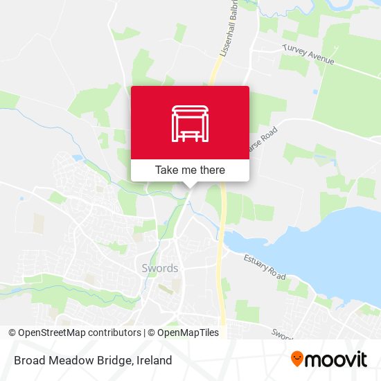 Broad Meadow Bridge map