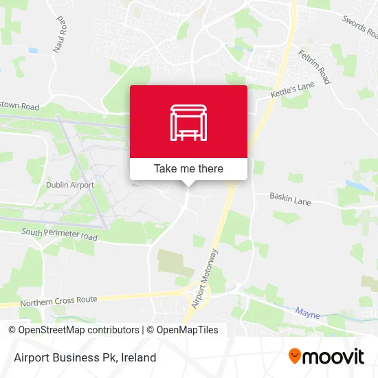 Airport Business Pk map