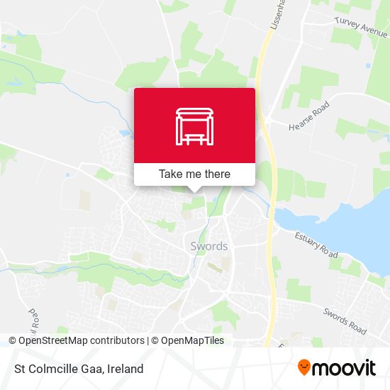 St Colmcille Gaa map