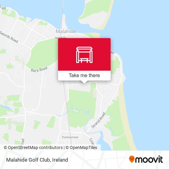Malahide Golf Club map