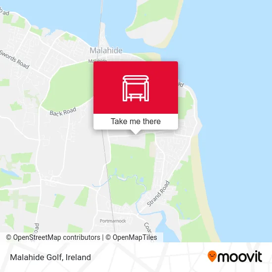 Malahide Golf map